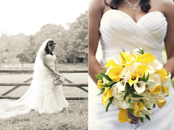 yellow flowers, yellow wedding bouquets
