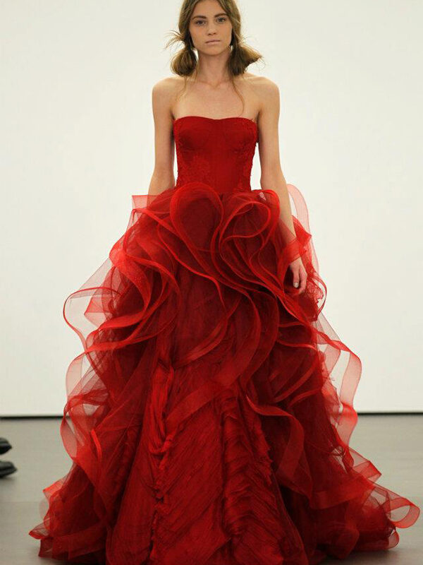 Vera Wang Spring Collection is All Red