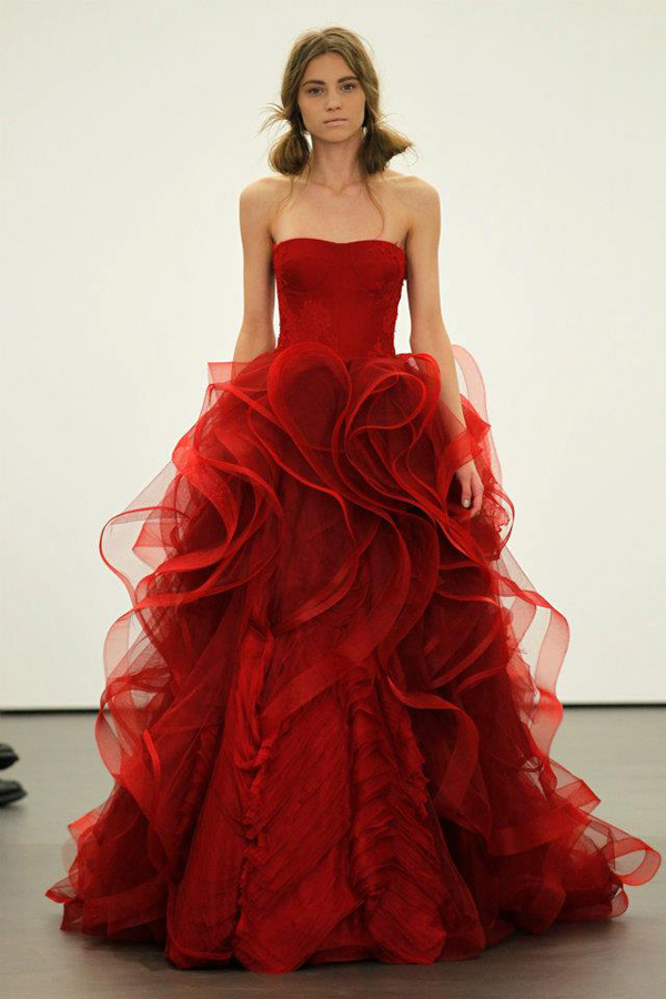 Vera Wang Spring Collection is All Red