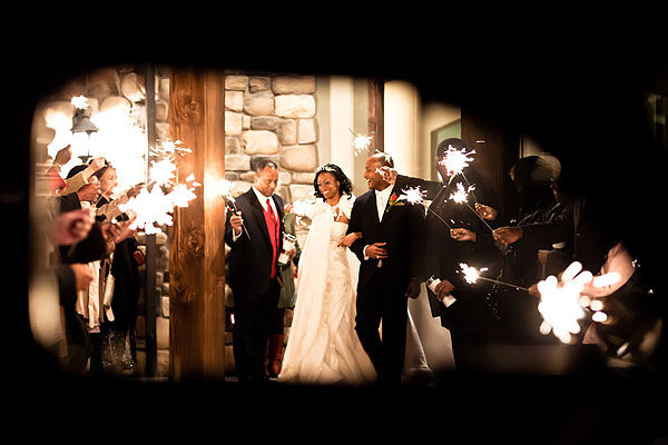 african american bride winter wedding