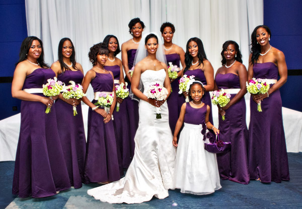 Real {Atlanta} Wedding with Purple, Champagne, and Mocha