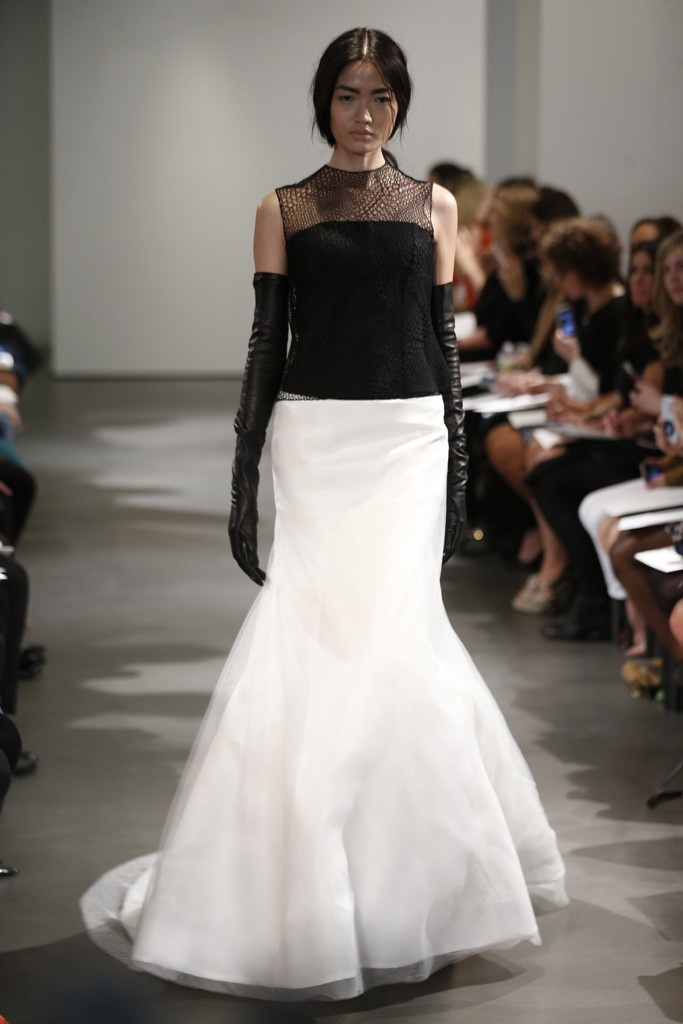 Vera Wang black mesh