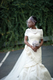 natural hair bride