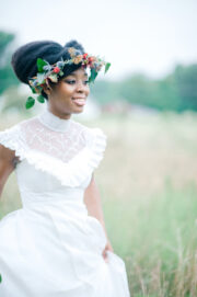 natural hair bride