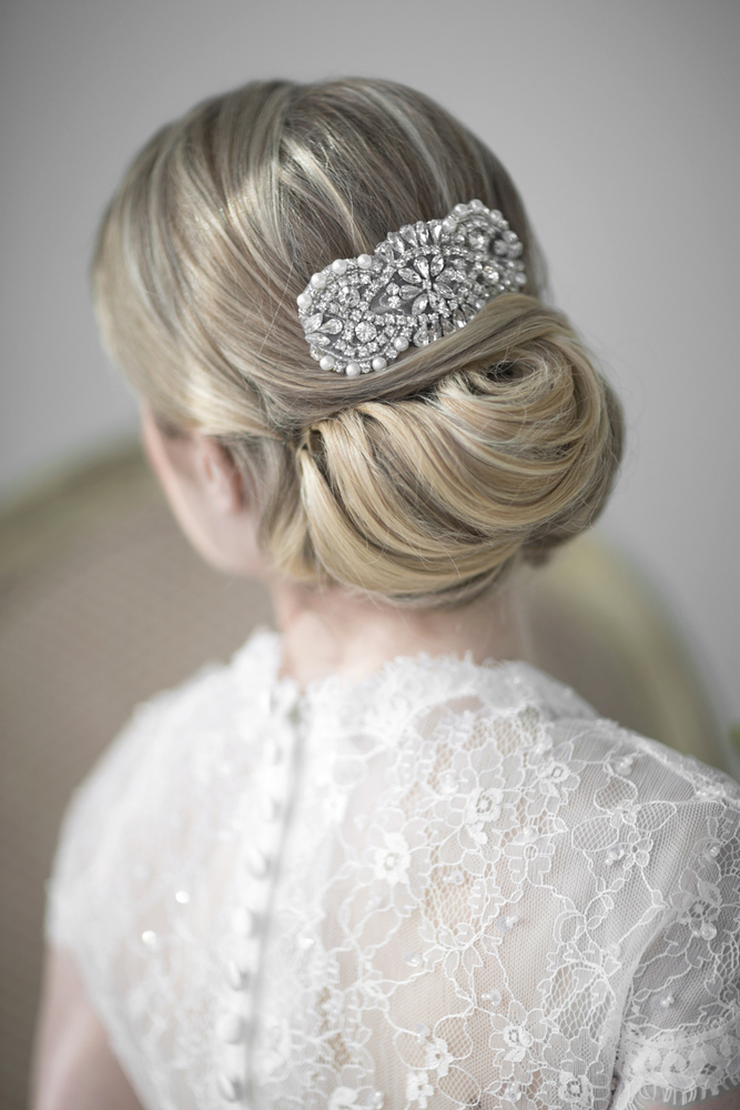 Image of Rhinestone Wedding Hair Comb