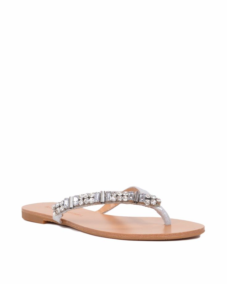 Kamryn Embellished Flat Sandal