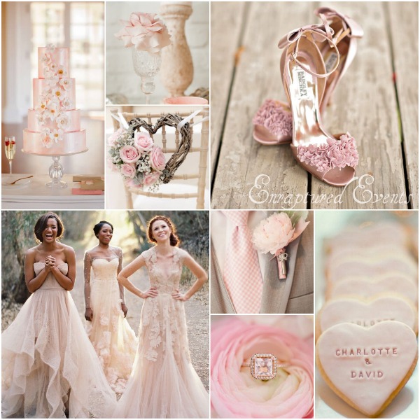 Pink & Tan Collage Small