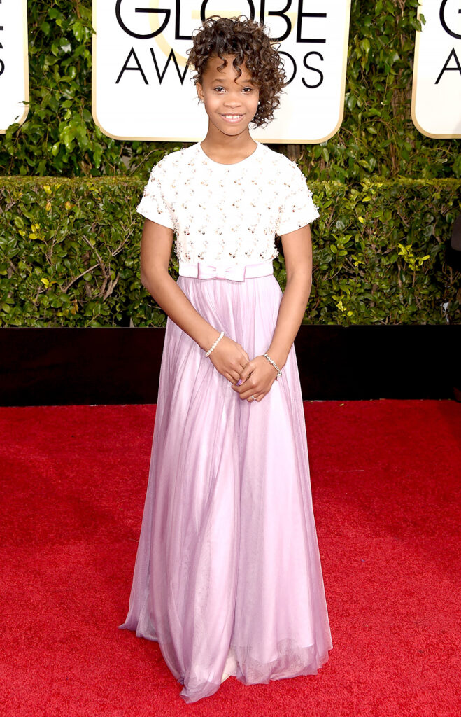 Quvenzhane Wallis Golden Globes