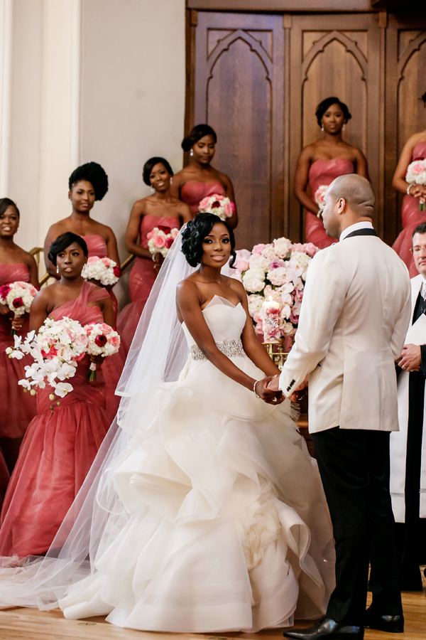 Extravagant Blush and Cream Nigerian Wedding  in Atlanta 