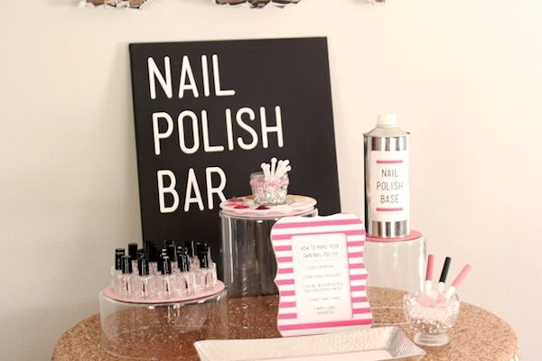 diy nail polish bar