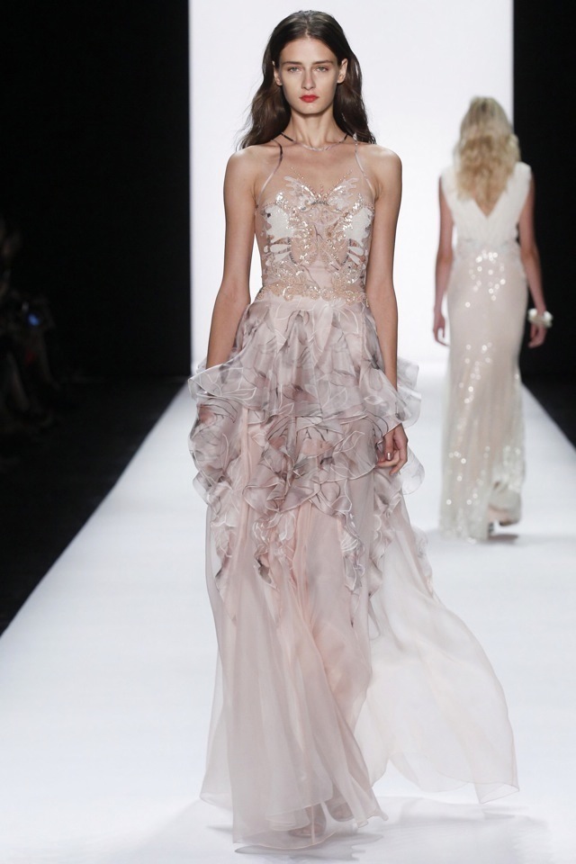 badgley_mischka_ruffled_print_gown