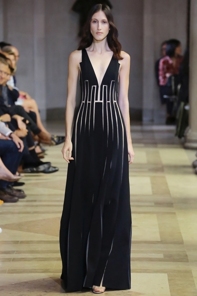 carolina_herrera_black_gown nyfw