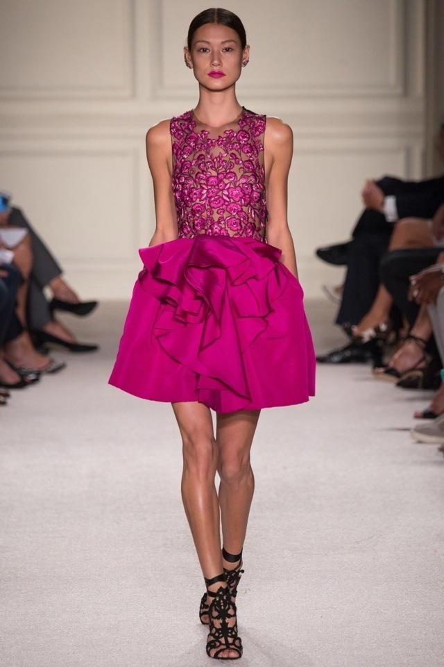 marchesa_fuschia_mini_dress