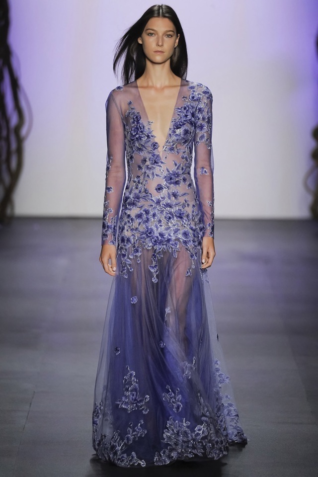 tadashi_shoji_purple_applique_gown