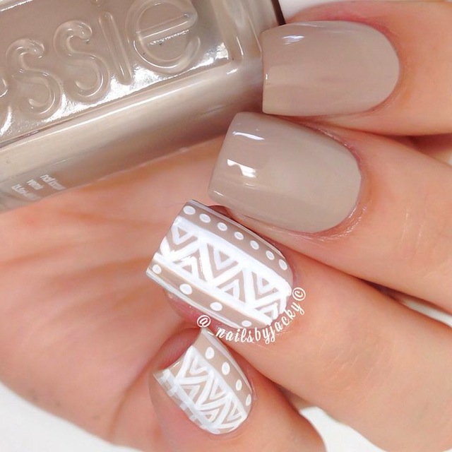 nude_and_white_tribal_design