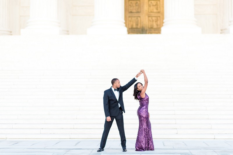Melissa and Blair's Historic U.S. and Travel Themed Engagement in Washington DC -Munaluchi Bride Melissa and Blair's Historic U.S. and Travel Themed Engagement in Washington DC -Munaluchi Bride
