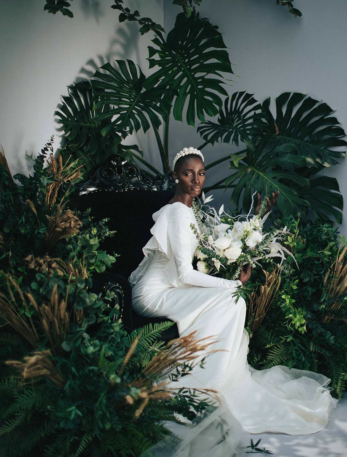 nigeria dresses for wedding Reception Nigerian Wedding Pictures Wedding Reception Naija Wedding Dress Styles Lace Styles Material White and Gold George for bride George Nigerian Crystal Stone Work Hand Made Beaded 3peice George with Net Blouse 450 Nigerian wedding guest ideas