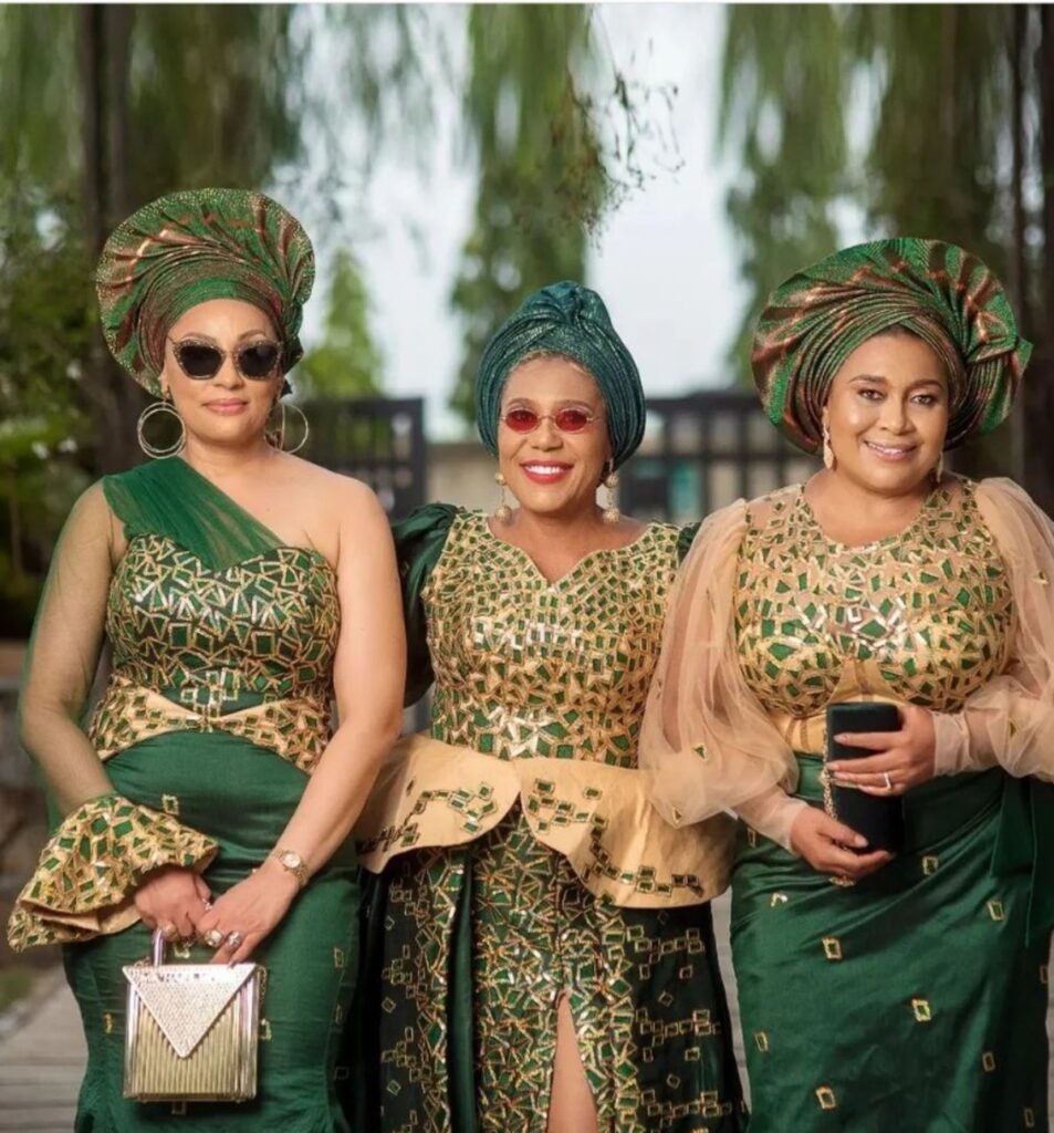 Traditional Nigerian wedding attire