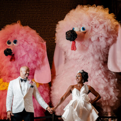 "Sex and the City" Dress Steals the Show in Baltimore Wedding