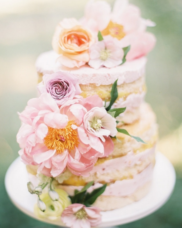 Pastel Floral Cake
