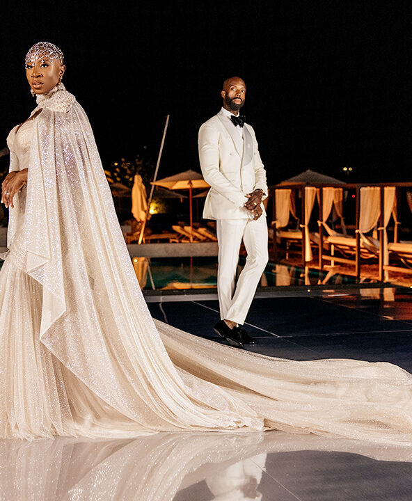 aisha hinds wedding dress
