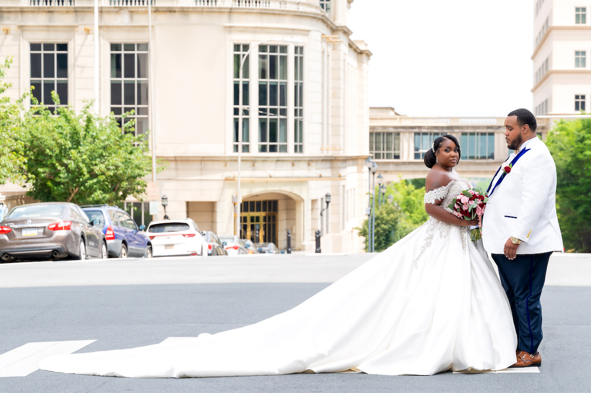 Pink, Gold, & White Wedding in Claymont, Delaware