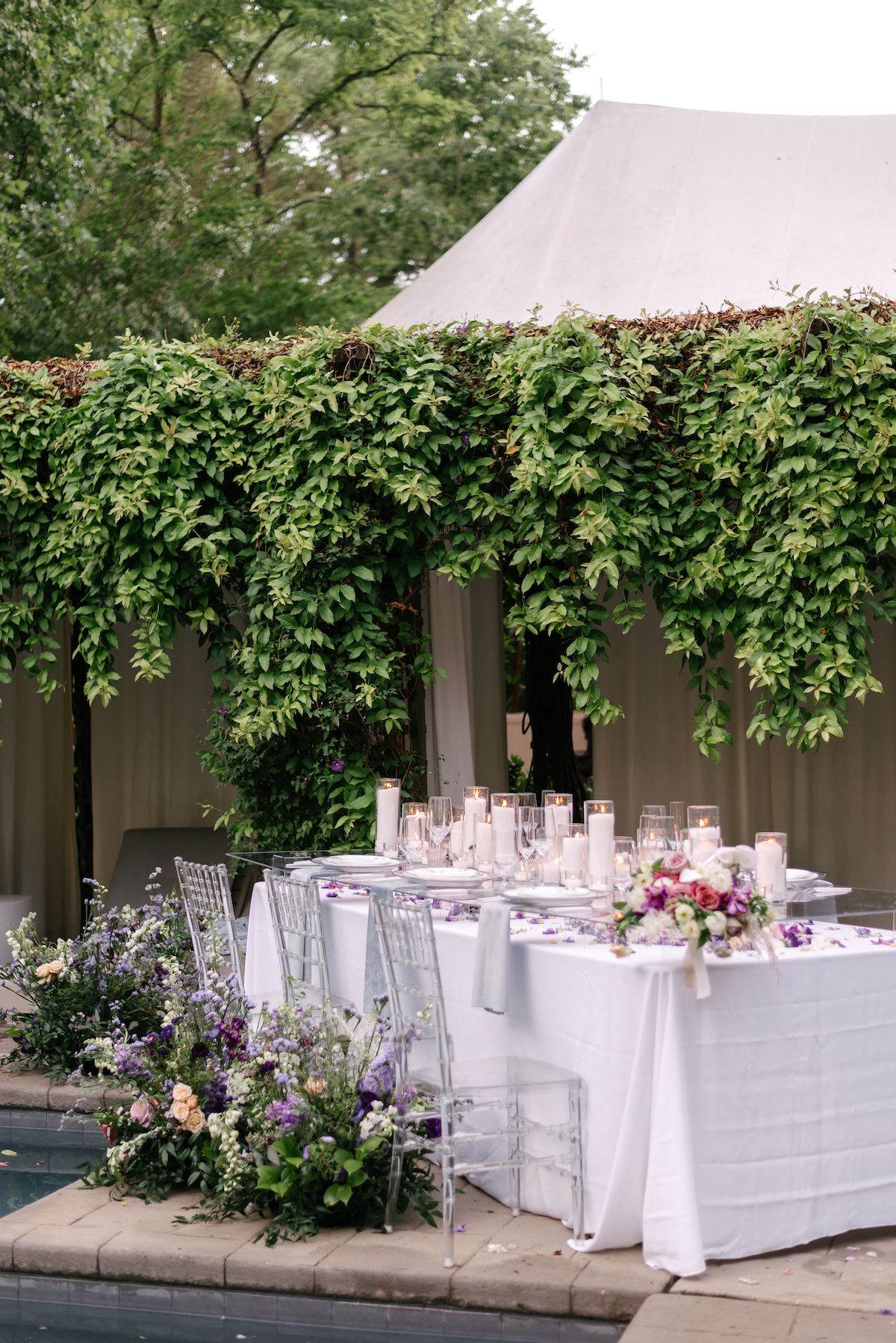 Modern boho table scape and decor