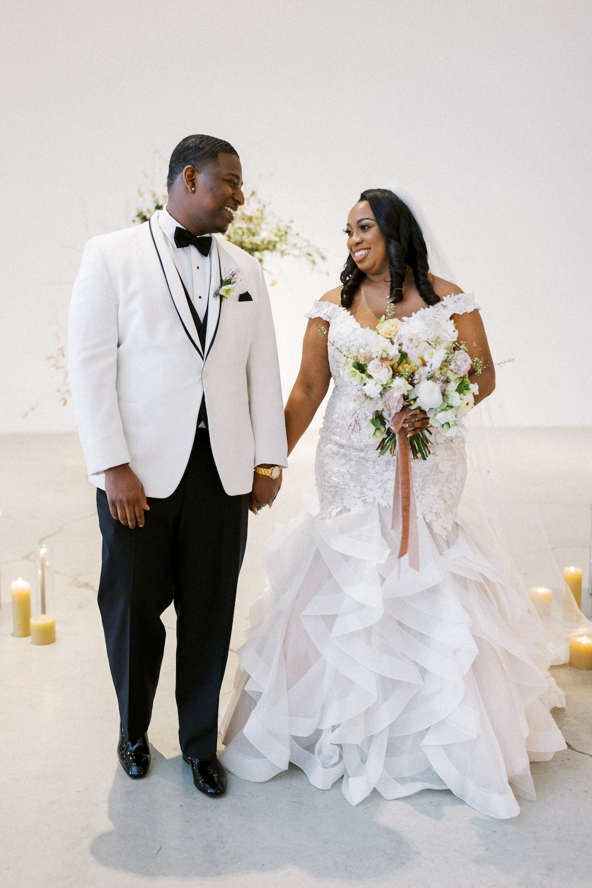 Bride and Groom at The Factory in Atlanta