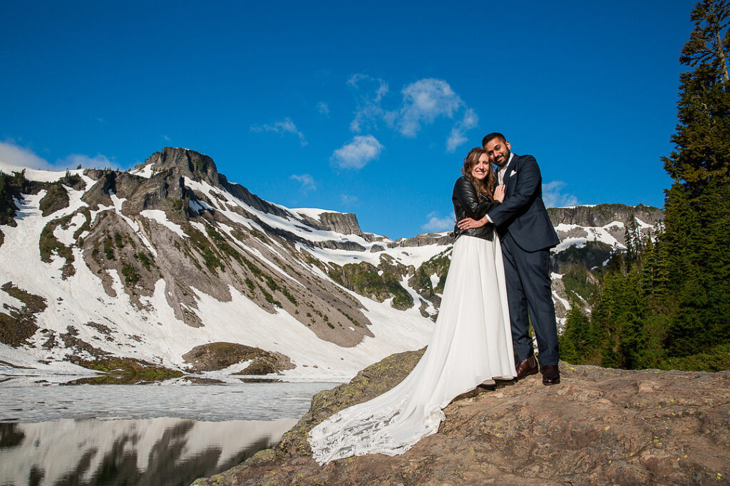 Multicultural adventure elopement with Indian traditions 