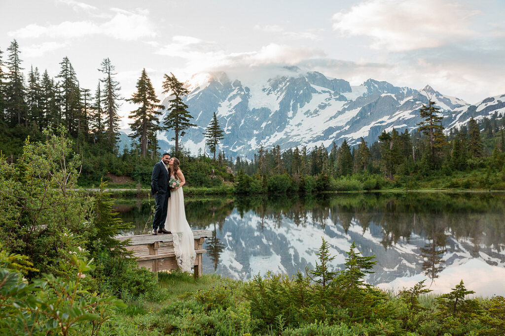 Adventure elopement at the North Cascades National Park in Washington State.