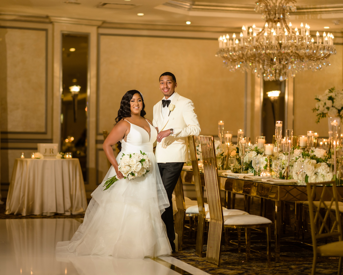 College sweethearts celebrate their love in timeless and classy wedding in New Rochelle, NY