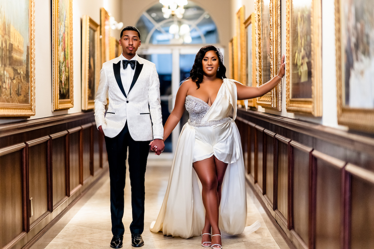 College Sweethearts say I Do