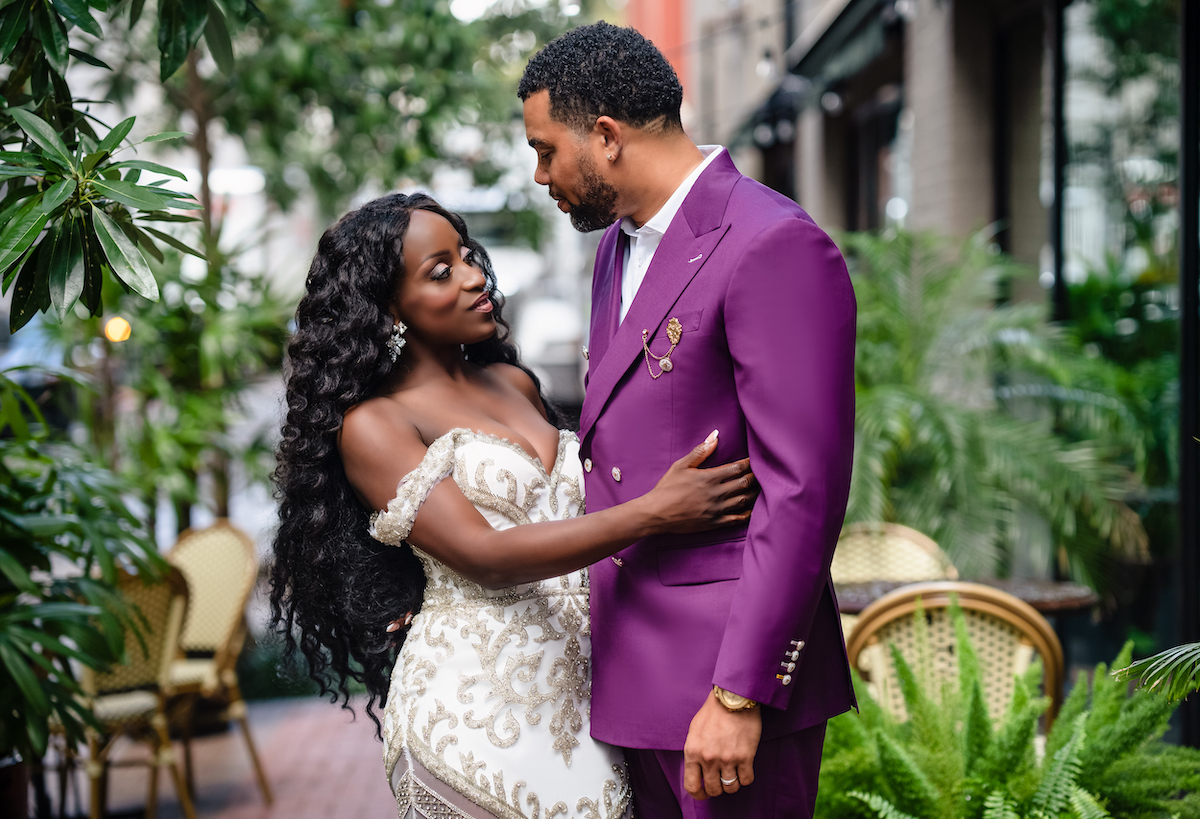 Vintage glam vow renewal in New Orleans celebrates 20 years of love!