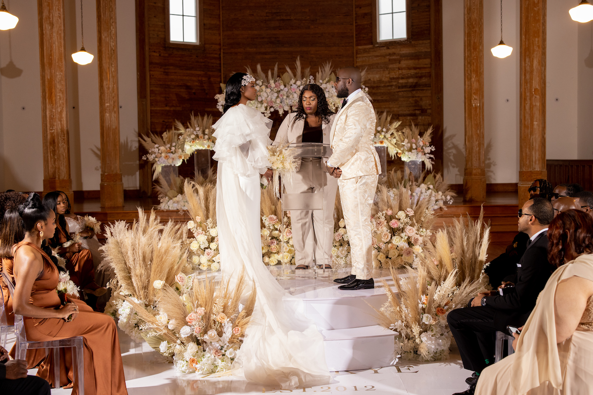 Kye Nelson and her husband, Zuri, celebrate their 10 year vow renewal in New Orleans