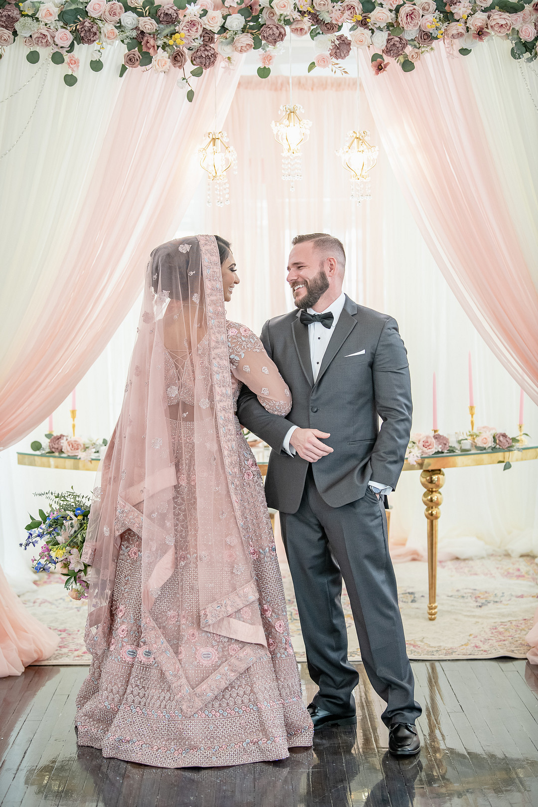 Multicultural romance-styled shoot in Caldwell New Jersey by Adriannie of Flawless Events by Adriannie