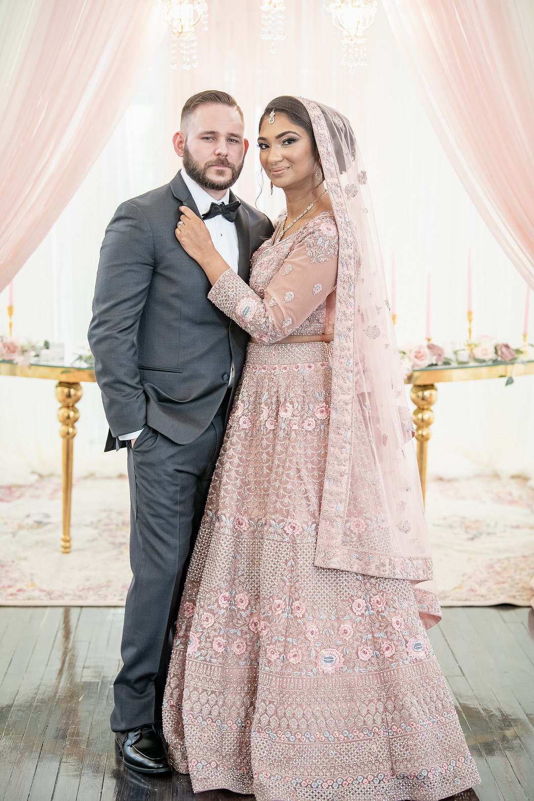 Multicultural romance-styled shoot in Caldwell New Jersey by Adriannie of Flawless Events by Adriannie