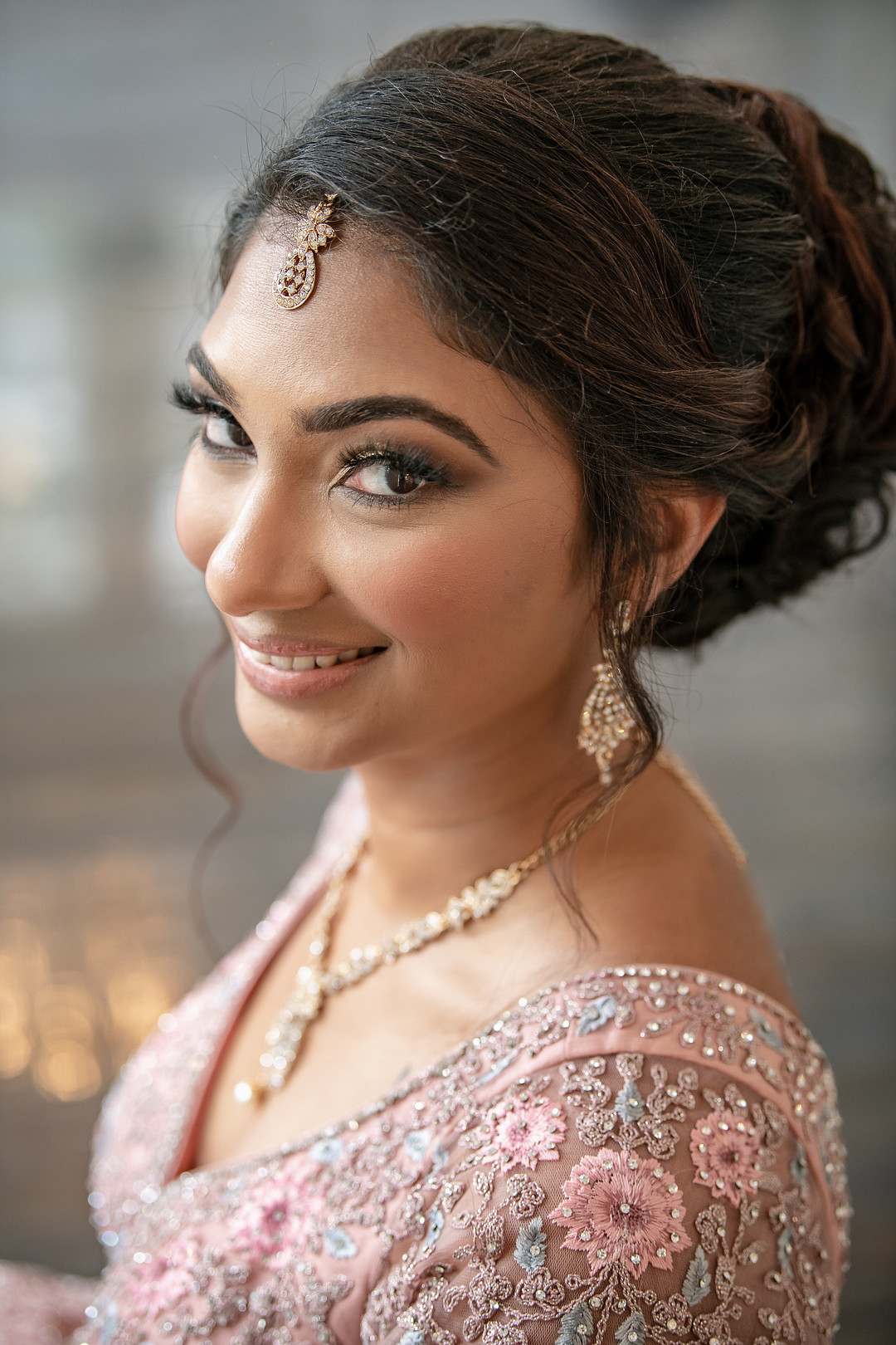 Indian bride from Multicultural romance-styled shoot in Caldwell New Jersey by Adriannie of Flawless Events by Adriannie