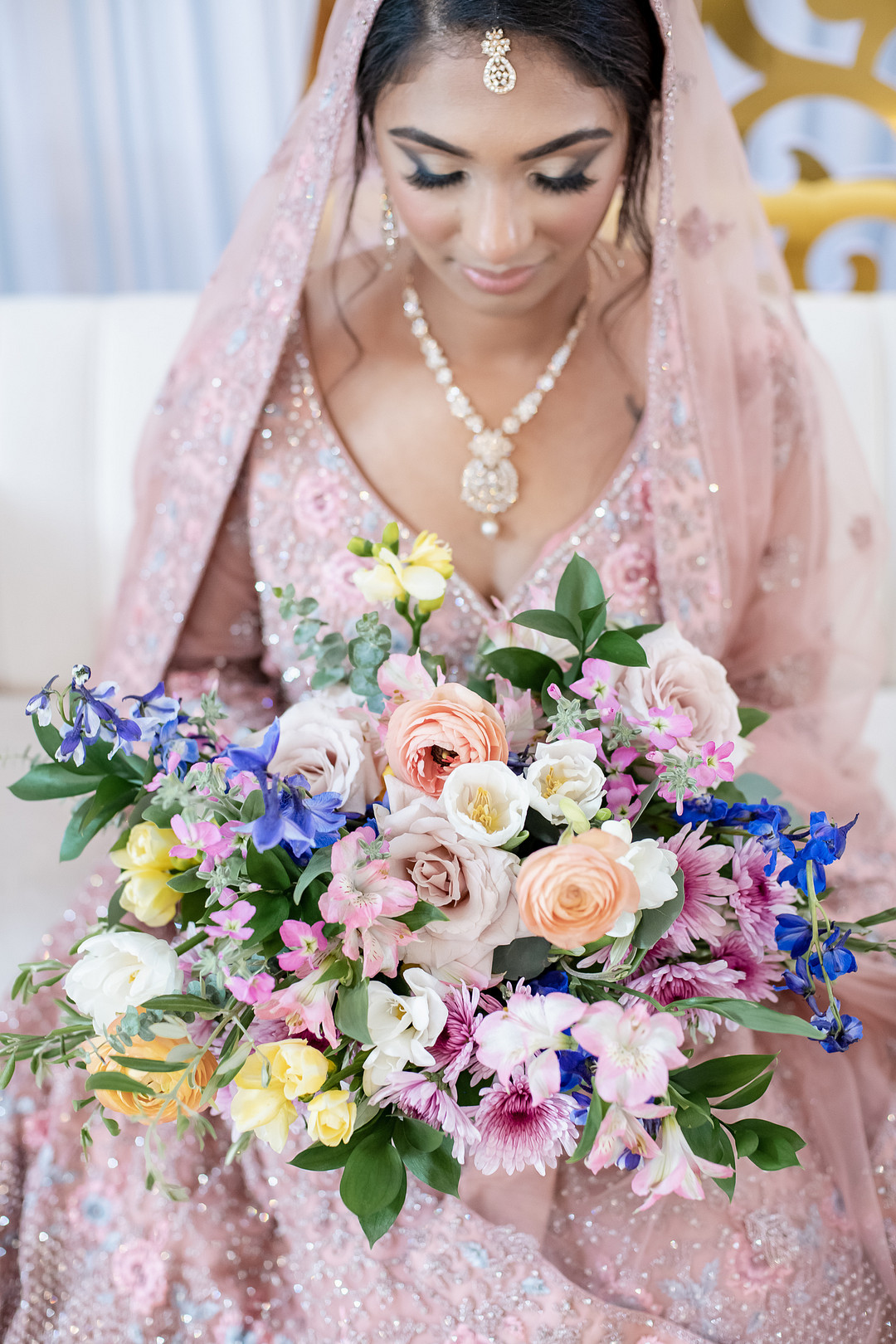 Wedding bouquet from Multicultural romance-styled shoot in Caldwell New Jersey by Adriannie of Flawless Events by Adriannie