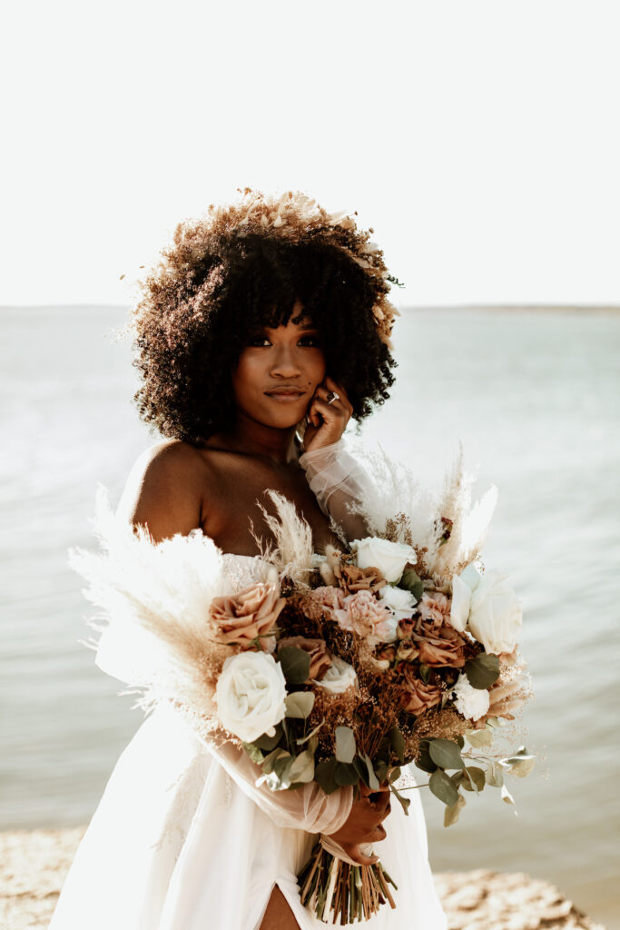 Boho Chic wedding bouquet