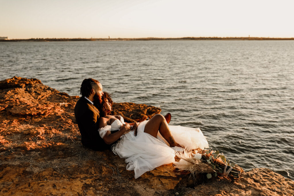 Boho chic elopement