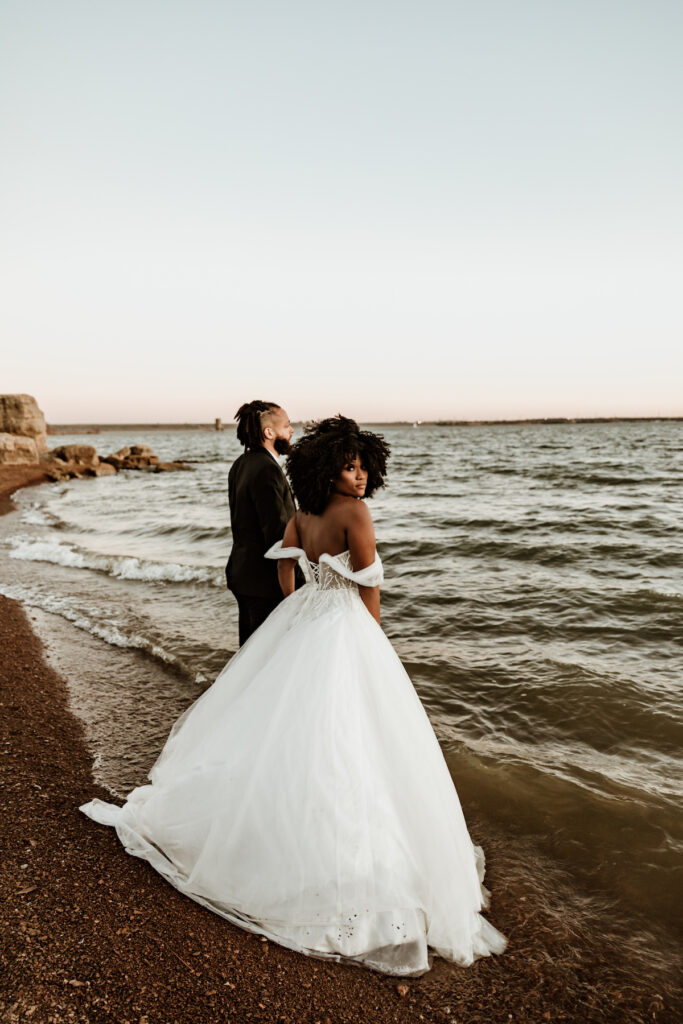 Boho chic elopement in Texas