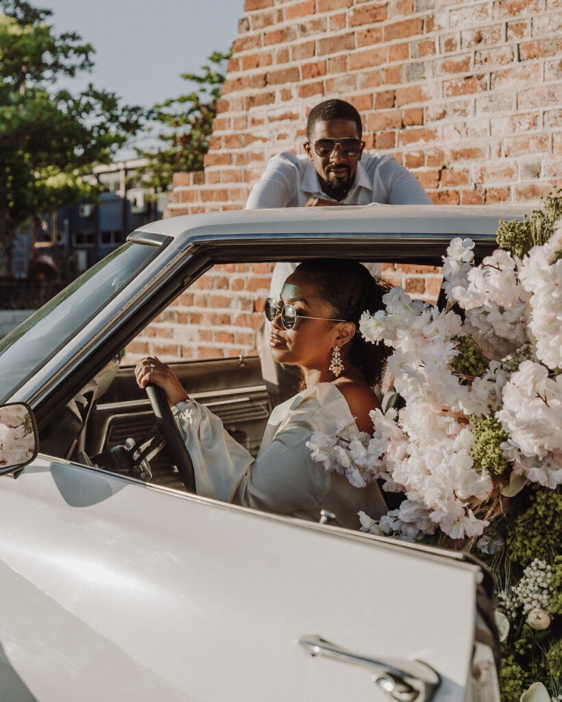 Vintage engagement session in Port Royal, Kingston, Jamaica 