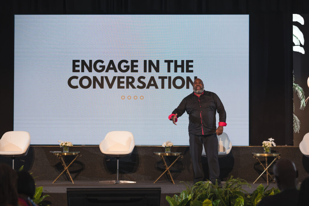 Chip Dizard takes the stage at Muna Coterie Retreat 2022