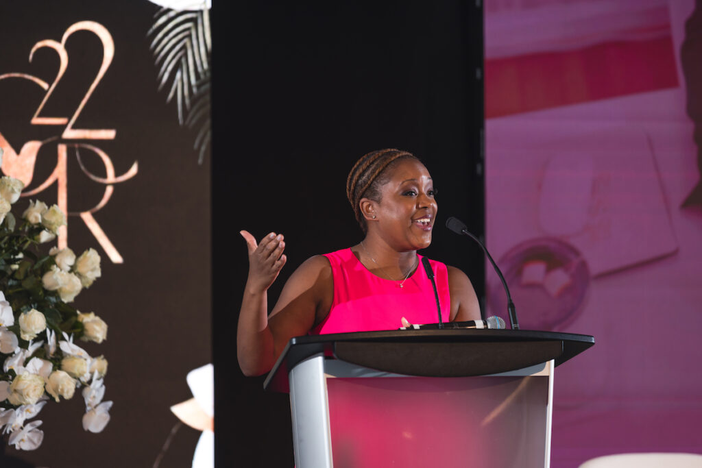 Nadia Anderson speaks at Coterie Retreat 2022