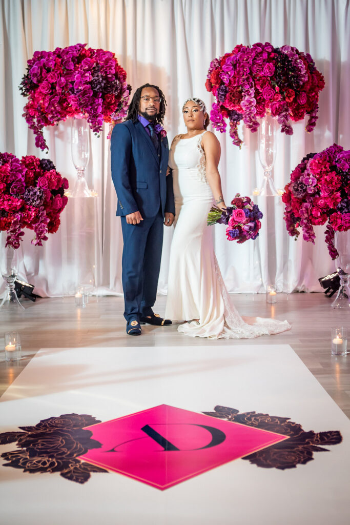 Undeterred by Covid, a couple celebrates their love in an elegant, private wedding experience in Atlanta, Georgia, by All About Posh.