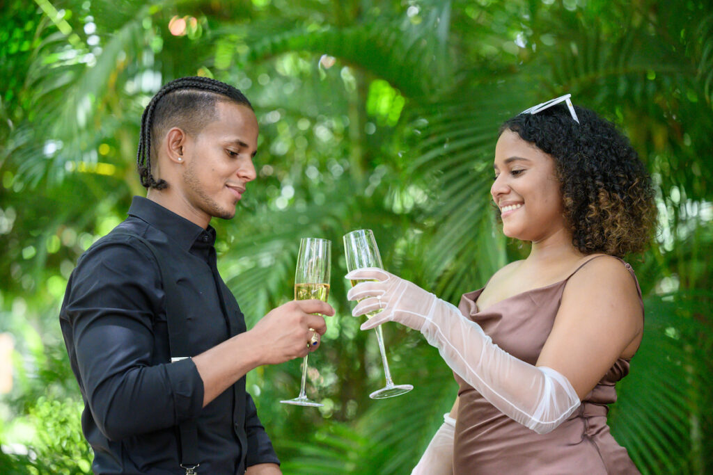 The famous location, Altos de Chavon, set the scene for romance in Iandra & Nathanael's engagement session in the Dominican Republic.
