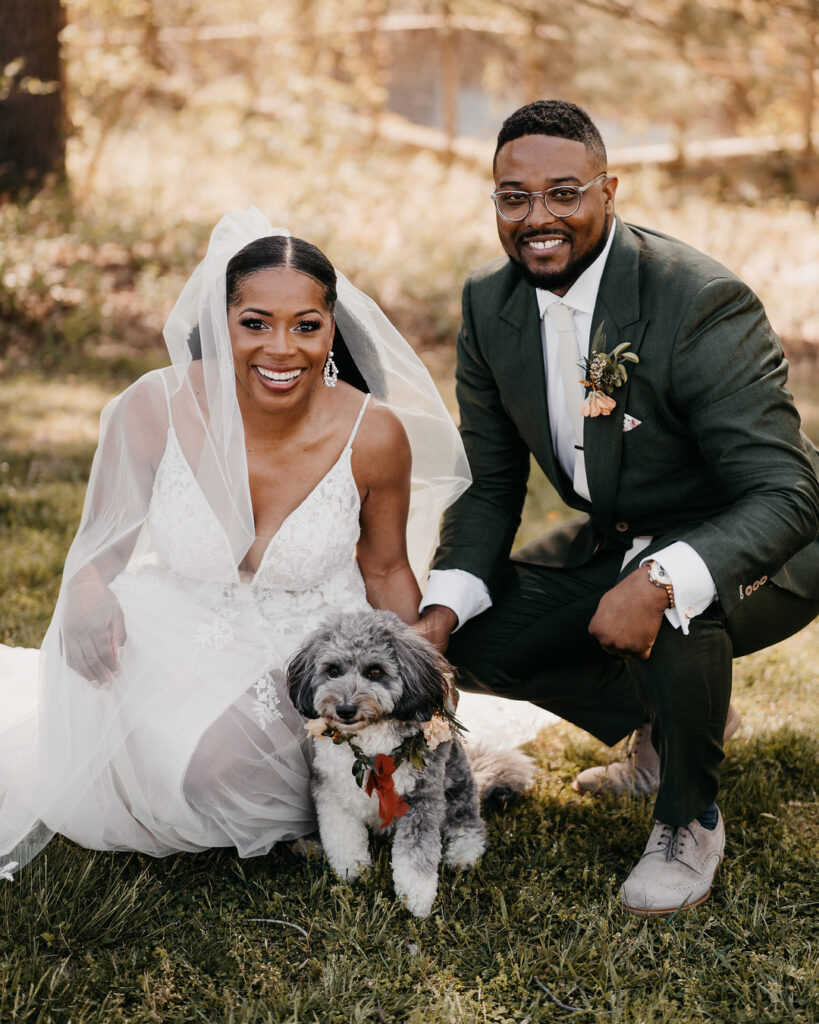 Tameka & Jeremy's Modern Boho Wedding at the Highland Brewing Co. in Asheville, NC features romantic muted earth tones and textured decor.