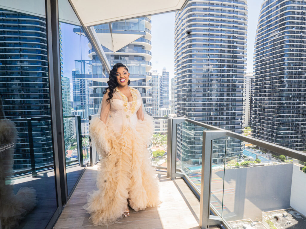 Fran & Judney tied the knot in a classic chic wedding where they first met at the Notre Dame D'Haiti Catholic Church in Miami, Florida.