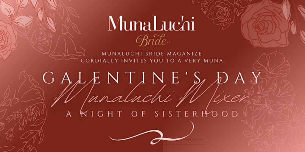 Calling all wedding professionals, Coterie members, Muna community members, and the MunaLuchi family: On Monday, February 13th, we are hosting our first-ever Galentine's Day Mixer at MunaLuchi Headquarters in Mt. Holly, New Jersey.