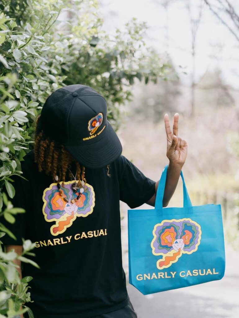 Bridal Robes Bye! Shaleia Jamerson is ready to give you bold bridal party alternatives with Gnarly Casual’s Optimistic Streetwear Style.